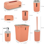 8 Pcs Bathroom Accessories Set