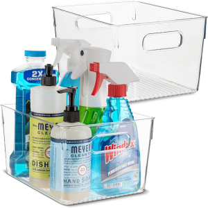 Clear Plastic Storage Bin