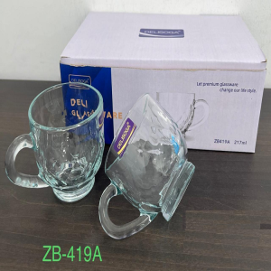 6 Pcs Delisoga Glass Tea Cup Set - ZB419A