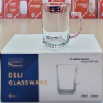 6 Pcs Deli Glass Mug Set - ZB24