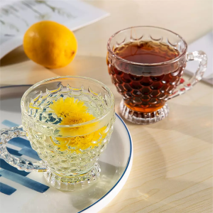 6 Pcs Deli Fish Scale Design Glass Mug - CF029