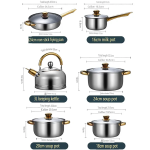 12 Pcs Cookware Set - Blue