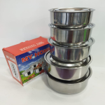 My Home 5pcs Stainless Steel Soup Pot