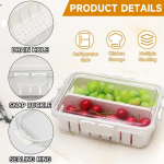 2 Divided Snack Storage Box