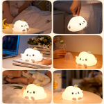 Silicone Cute Cloud Led Night Lamp