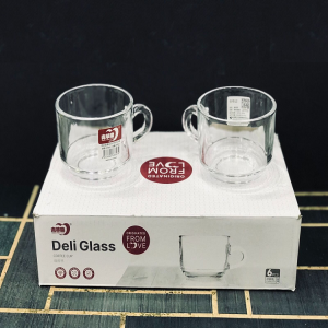 Deli 6 Pcs Glass Tea Cup Set - CF001