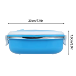 Square Stainless Steel Lunch Box - 900ml