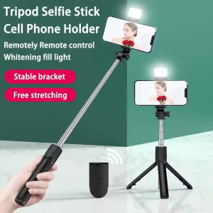 Selfie Stick With Fill Light & Remote