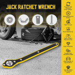 Car Jack Ratchet Wrench Tool