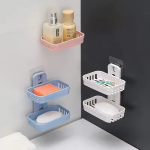 2 Layer Plastic Soap Rack