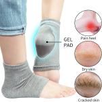 Gel Heel Socks - 1 Pair