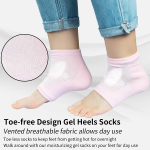 Gel Heel Socks - 1 Pair