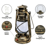 Vintage Retro Rechargeable Lantern
