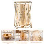 Golden Vase Metal Flowers Pot - 14.5*12cm