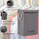 85L Laundry Basket With Lid