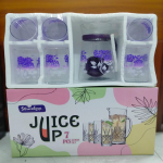 7 Pcs Strawberry Juice Glass Set
