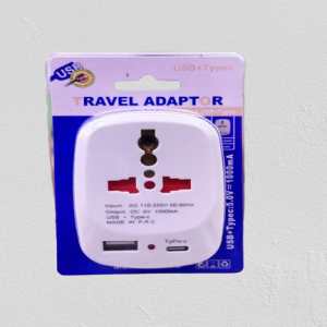 USB & Type-C Travel Adapter
