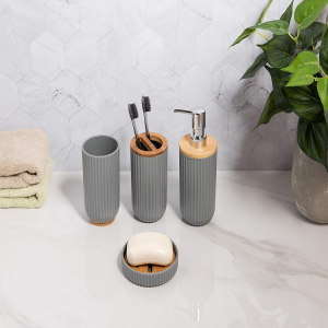 4 Pcs Bathroom Accessories Set