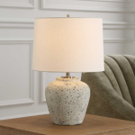 White Cork Design Table Lamp - 90-2