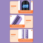 2-In-1 Digital Hair Straight Comb