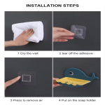 Wall Mounted Fish Shape Soap Holder