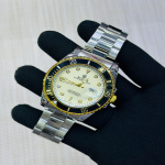 Rolex Sub Date - Sliver & White Dial Mens Watch