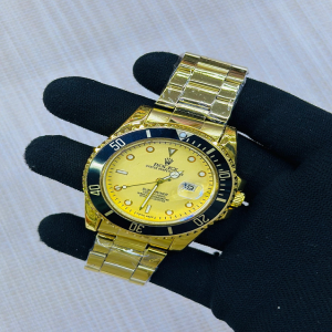 Rolex Oyster Date - Full Gold & Gold Dial Watch