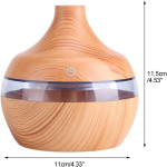 Wooden Round Humidifier - 300ml