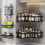 5 In 1 Metal Bathroom Shelves Set - Shower Caddy
