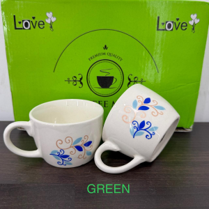 6 Pcs Coffee Cup - Green