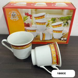 6 Pcs Coffee Cup - 180CC