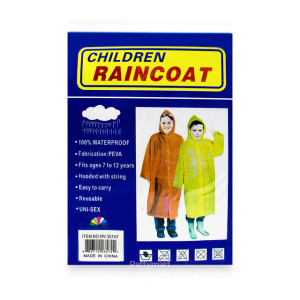 Kids Pocket Raincoat