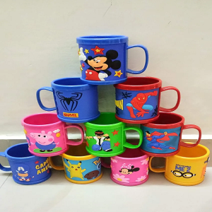 Plastic Cartoon Printed Cup - M