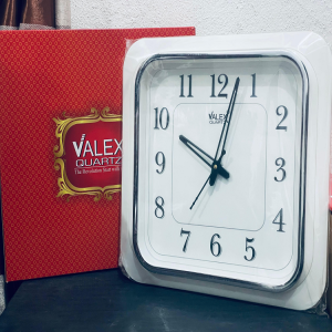 Valex Quartz White Wall Clock - VQ-048