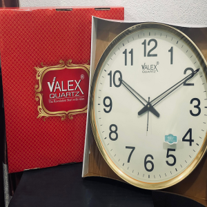 Valex Quartz Gold Frame Wall Clock - VQ-01