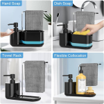 3 In 1 Hand and Dish Soap Dispenser Set