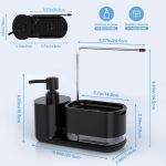 3 In 1 Hand and Dish Soap Dispenser Set