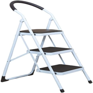3 Step Ladder - White