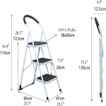 3 Step Ladder - White