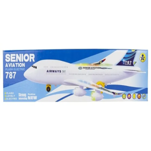 Music Aeroplane Toy 787 - Battery Operated