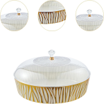Round Shape Fruit Plate With Lid