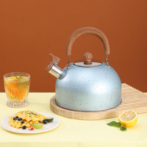 Wooden Handle Stainless Steel Kettle - 3.L