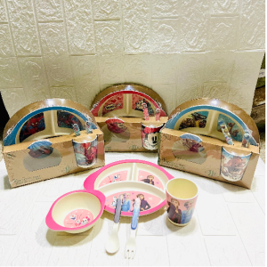 Bamboo Fiber  Kids Dinner Set
