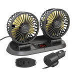 12V Adjustable Double Head Vehicle Fan
