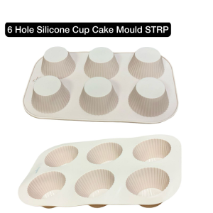 6 Hole Silicone Cup Cake Mold - STRP
