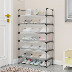 6 Layer Dustproof Shoe Rack