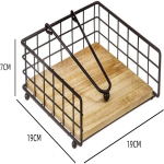 Wood Metal Tissue Holder - B17