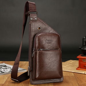 Jeep Buluo Leather Chest Bag