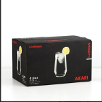 6 Pcs Citinova Akari Glass Set - 390ml