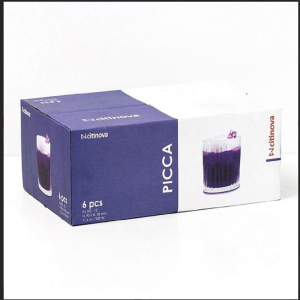6 Pcs Citinova Picca Whiskey Glass Set - 330ml